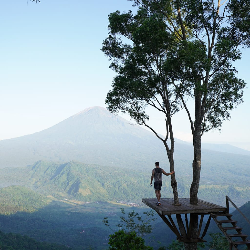 Bali: Widok na wulkan Agung
